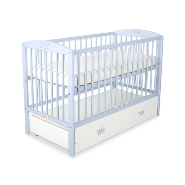 Lettino Neonato 120x60cm con Cassetto Maxi
