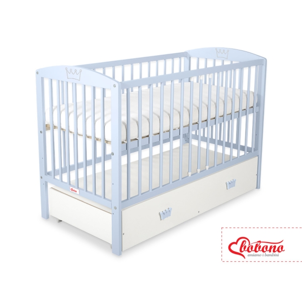 Lettino Neonato 120x60cm con Cassetto Maxi