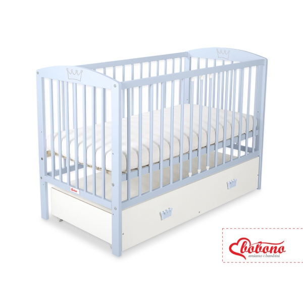 Lettino Neonato 120x60cm con Cassetto Maxi