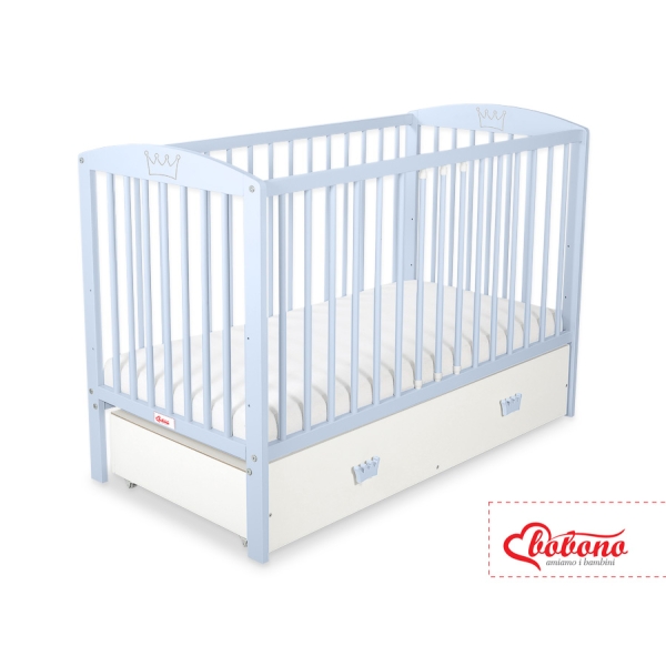 Lettino Neonato 120x60cm con Cassetto Maxi