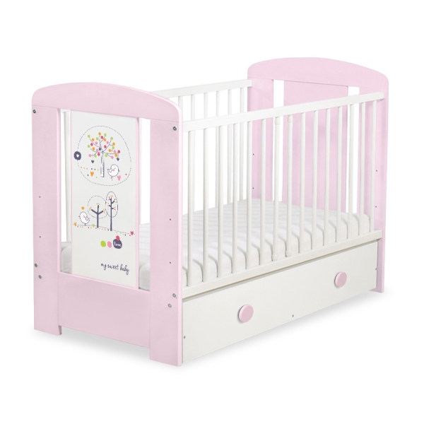 Lettino Neonato con Cassetto 120x60cm Maxi