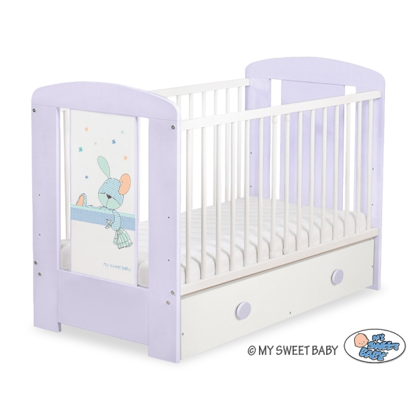 Lettino Neonato con Cassetto 120x60cm Maxi