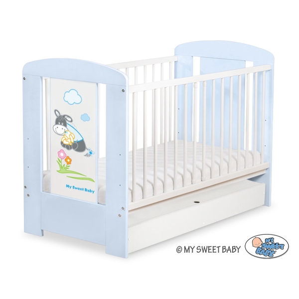 Lettino Neonato con Cassetto 120x60cm Standard Luca