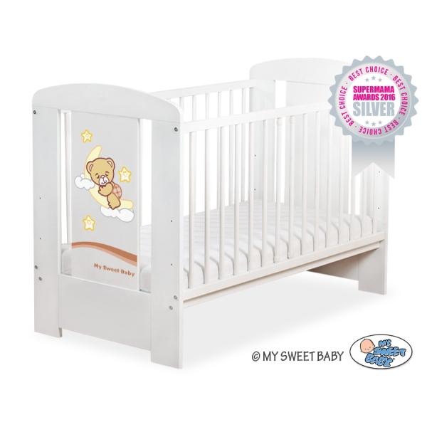 Lettino per Neonato 120x60cm Bianca Notte