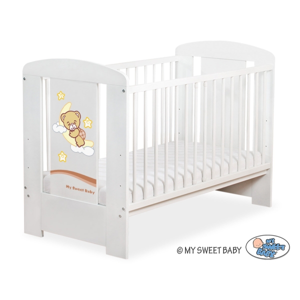 Lettino per Neonato 120x60cm Bianca Notte