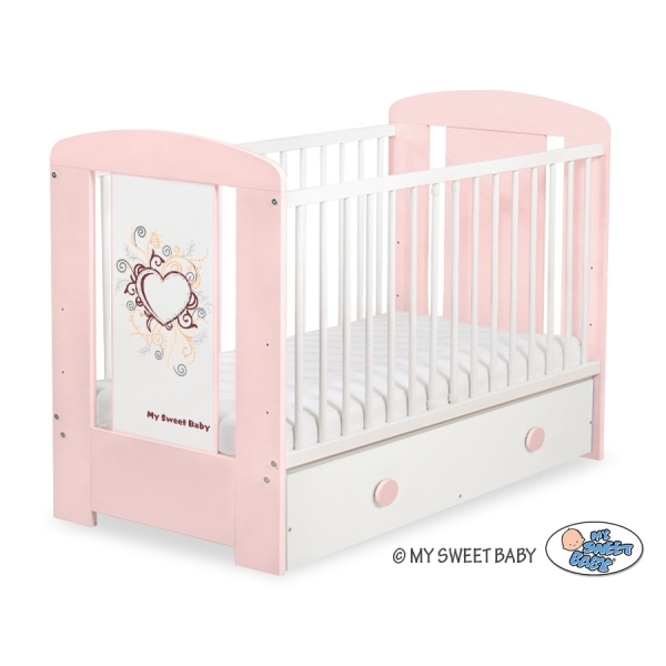 Lettino per Neonato 120x60cm con Cassetto Maxi