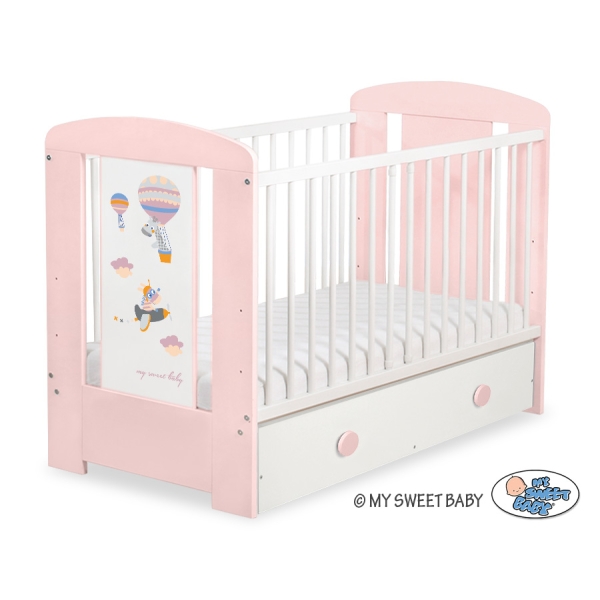 Lettino per Neonato 120x60cm con Cassetto Maxi