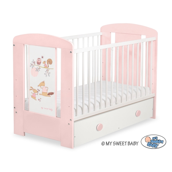 Lettino per Neonato 120x60cm con Cassetto Maxi