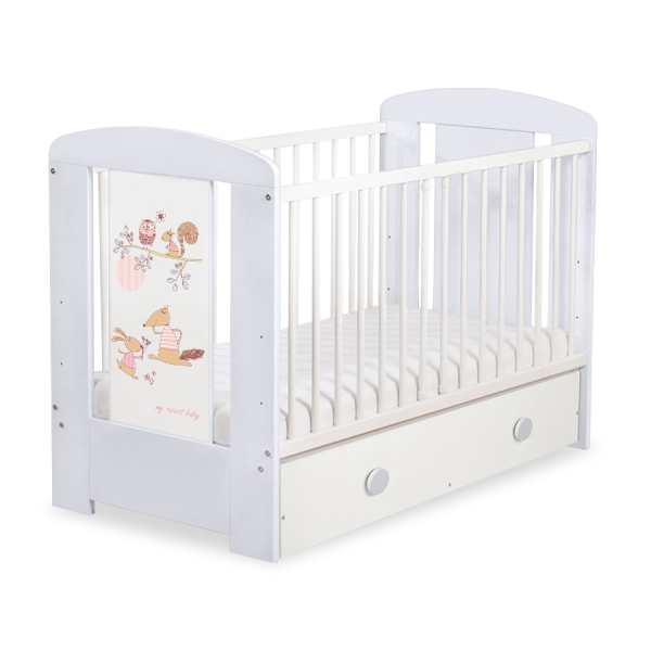 Lettino per Neonato 120x60cm con Cassetto Maxi
