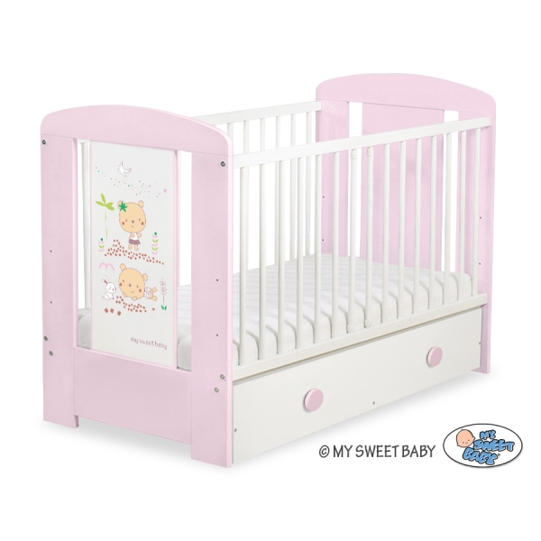 Lettino per Neonato 120x60cm con Cassetto Maxi