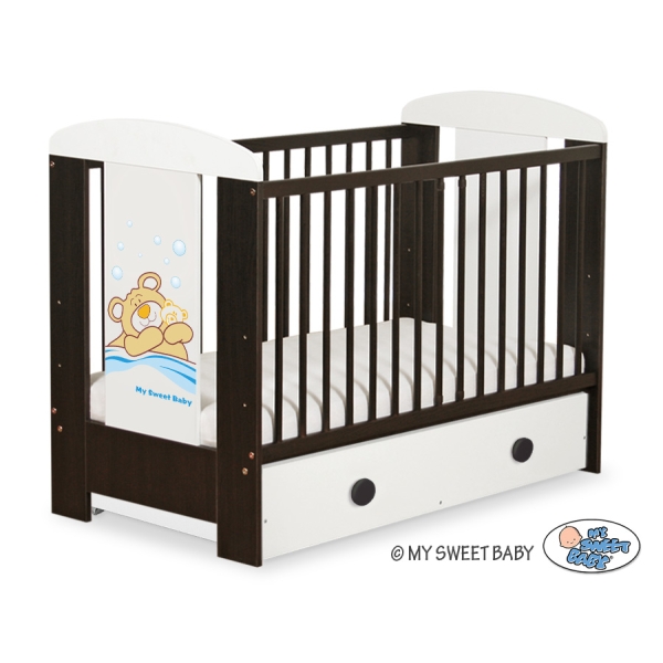 Lettino per Neonato 120x60cm con Cassetto Maxi Barnaba