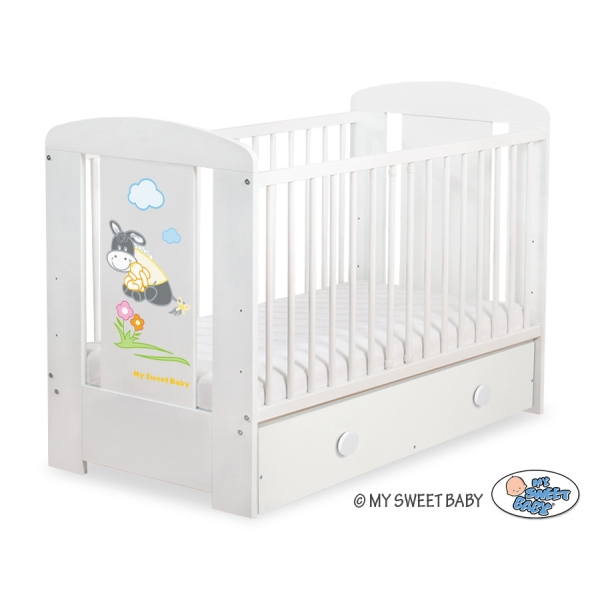 Lettino per Neonato 120x60cm con Cassetto Maxi Luca