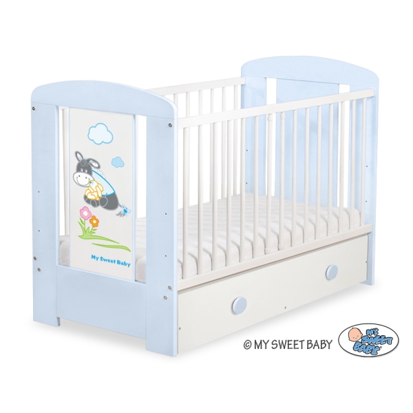 Lettino per Neonato 120x60cm con Cassetto Maxi Luca