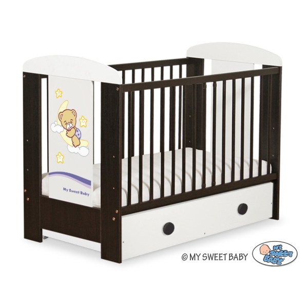 Lettino per Neonato 120x60cm con Cassetto Maxi Notte
