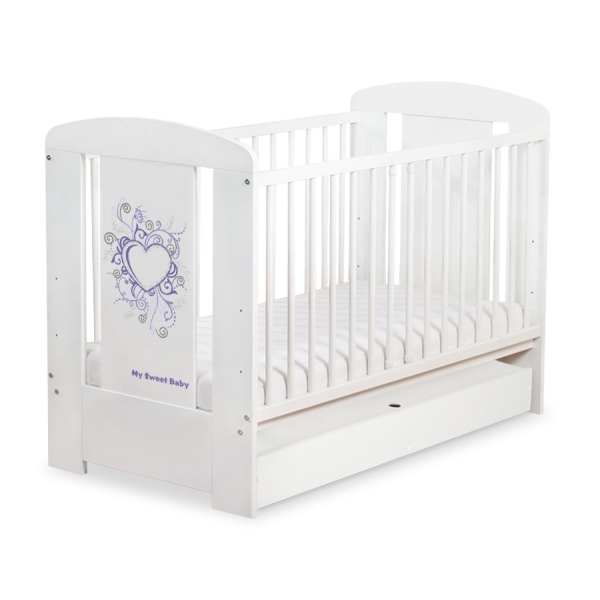 Lettino per Neonato 120x60cm con Cassetto Standard