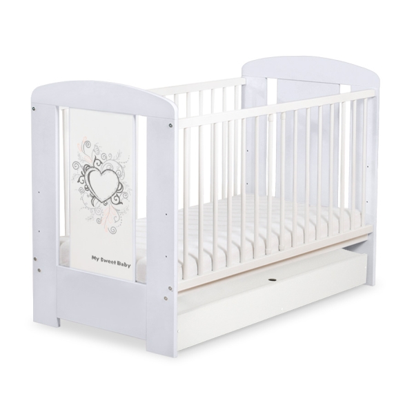 Lettino per Neonato 120x60cm con Cassetto Standard