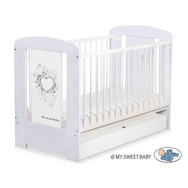 Lettino per Neonato 120x60cm con Cassetto Standard