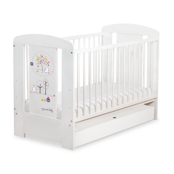 Lettino per Neonato 120x60cm con Cassetto Standard