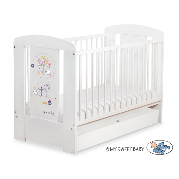 Lettino per Neonato 120x60cm con Cassetto Standard