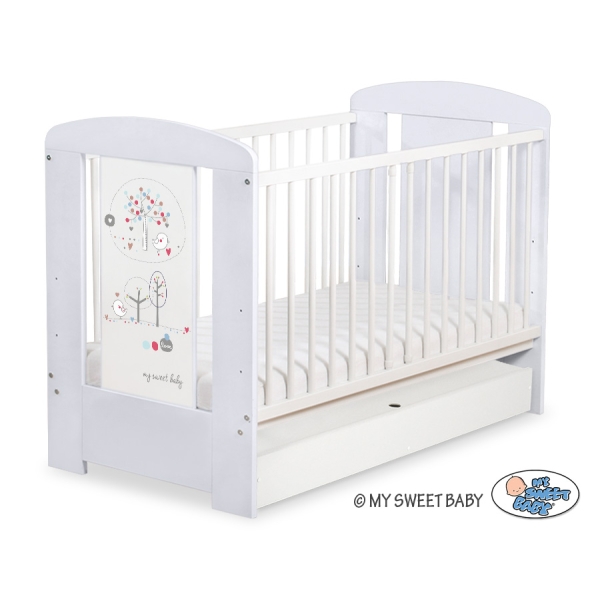 Lettino per Neonato 120x60cm con Cassetto Standard