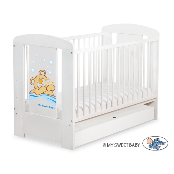 Lettino per Neonato 120x60cm con Cassetto Standard Barnaba