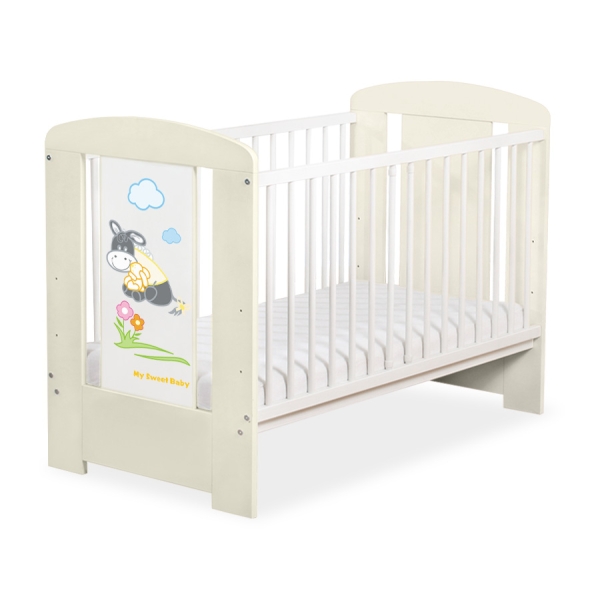 Lettino per Neonato 120x60cm Creme Luca