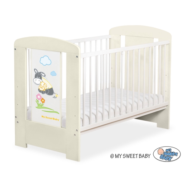 Lettino per Neonato 120x60cm Creme Luca