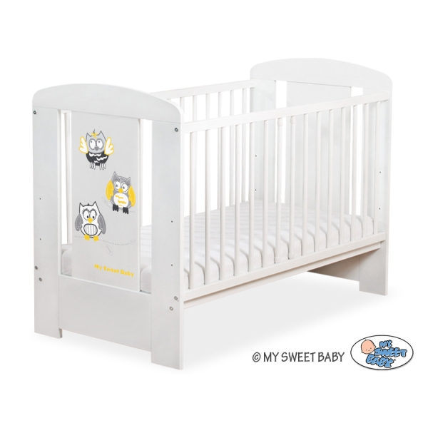 Lettino per Neonato 120x60cm Marrone Gufi