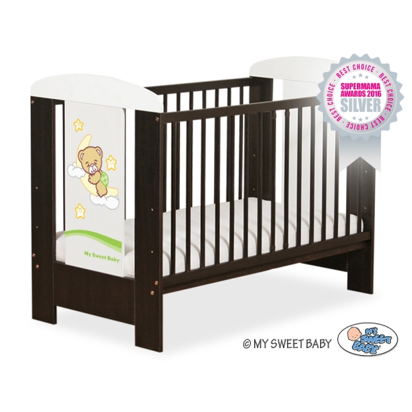 Lettino per Neonato 120x60cm Marrone Notte