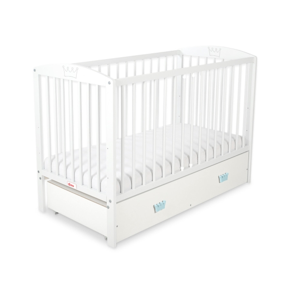 Lettino per Neonato 120x60cm con Cassetto Maxi