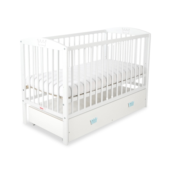 Lettino per Neonato 120x60cm con Cassetto Maxi
