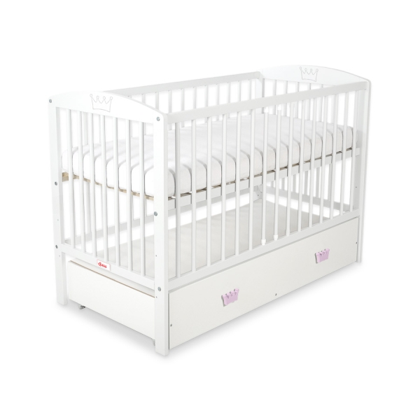 Lettino per Neonato 120x60cm con Cassetto Maxi