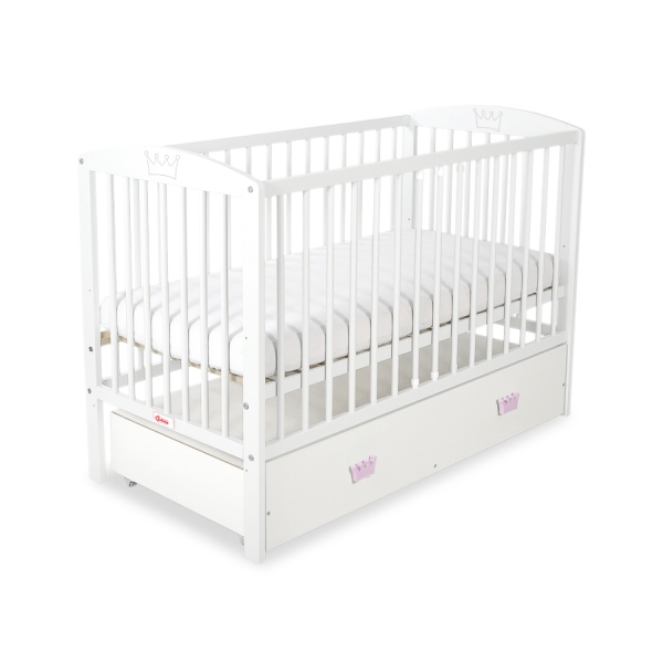 Lettino per Neonato 120x60cm con Cassetto Maxi