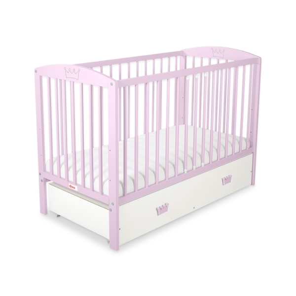 Lettino per Neonato 120x60cm con Cassetto Maxi