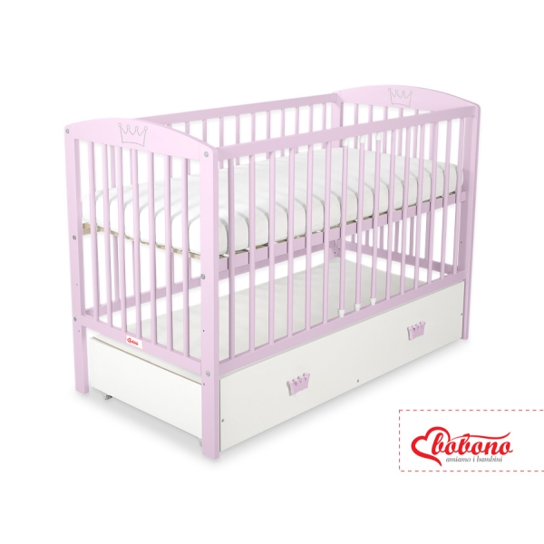 Lettino per Neonato 120x60cm con Cassetto Maxi