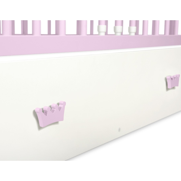 Lettino per Neonato 120x60cm con Cassetto Maxi