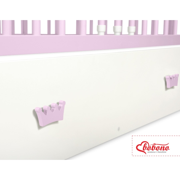 Lettino per Neonato 120x60cm con Cassetto Maxi