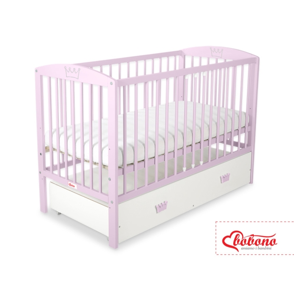 Lettino per Neonato 120x60cm con Cassetto Maxi