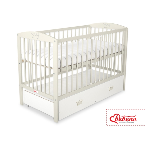 Lettino per Neonato 120x60cm con Cassetto Maxi