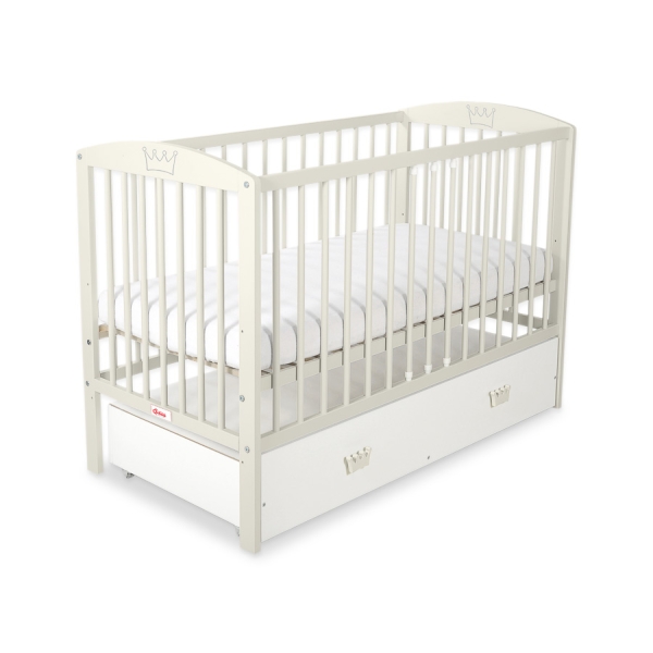 Lettino per Neonato 120x60cm con Cassetto Maxi