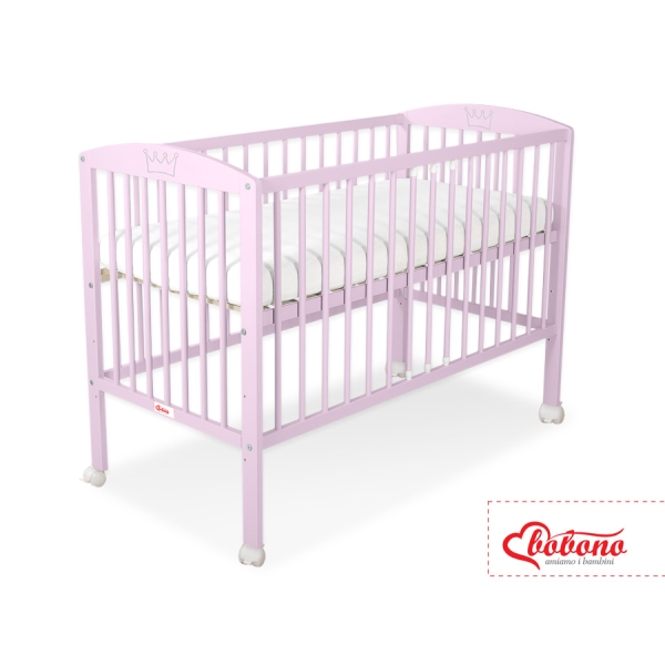 Lettino per Neonato 120x60cm Rosa
