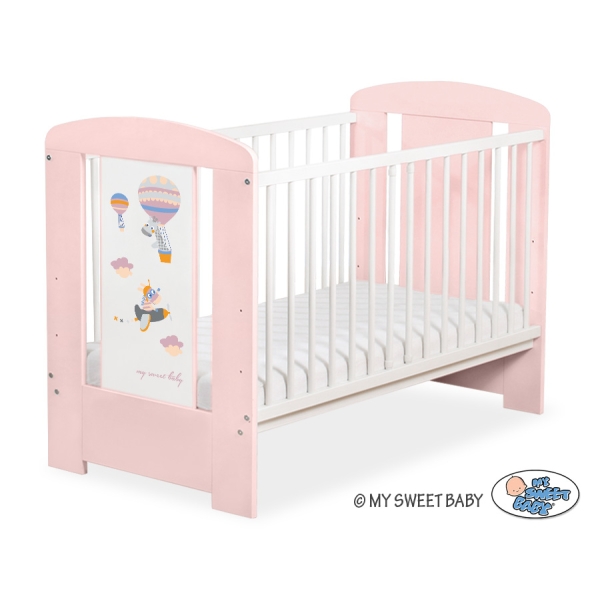 Lettino per Neonato 120x60cm Rosa Cipria