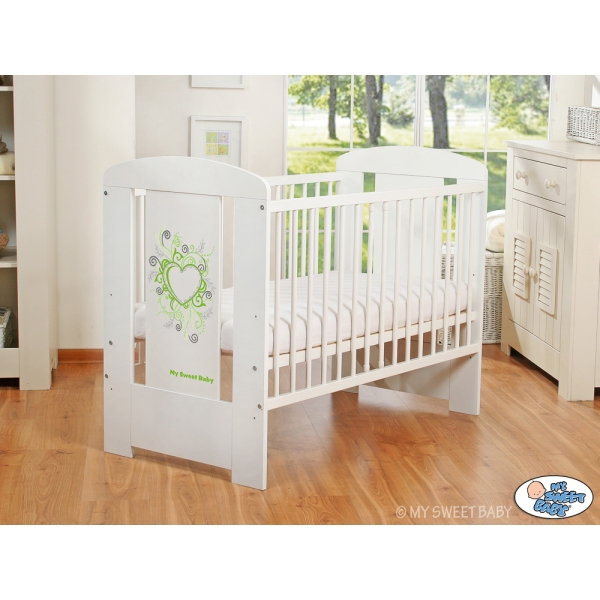 Letto Bebè 120x60cm Bianca