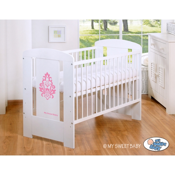 Letto Bebè 120x60cm Bianca Glamour