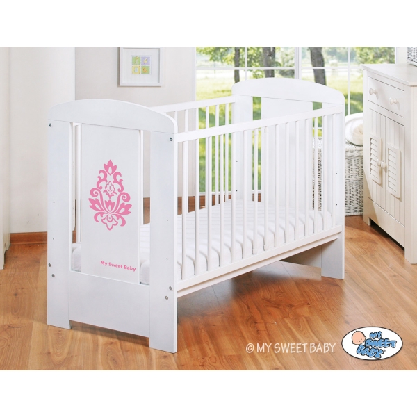 Letto Bebè 120x60cm Bianca Glamour