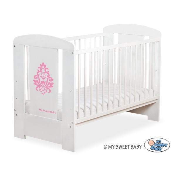 Letto Bebè 120x60cm Bianca Glamour