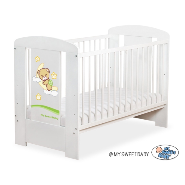 Letto Bebè 120x60cm Bianca Notte