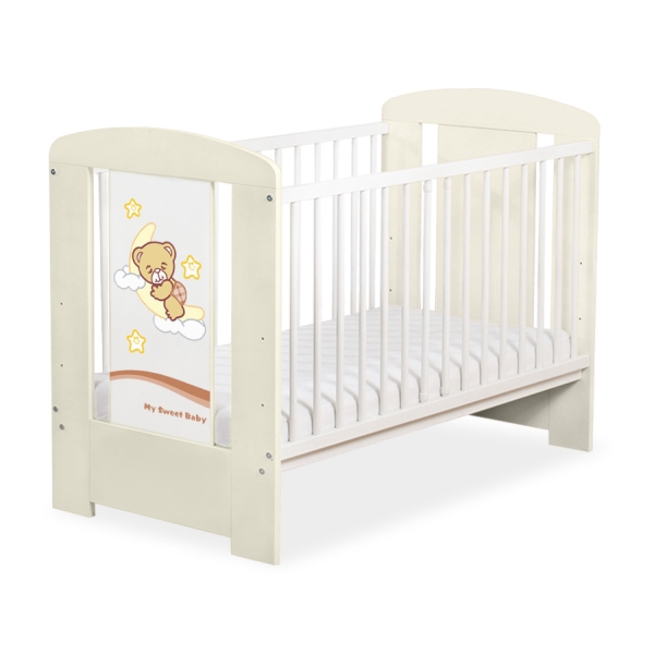 Letto Bebè 120x60cm Creme Notte