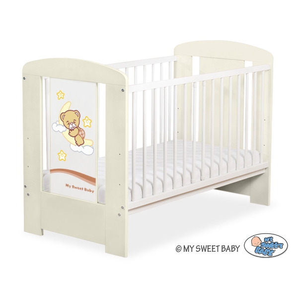 Letto Bebè 120x60cm Creme Notte