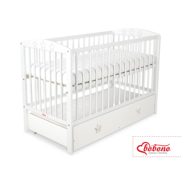 Letto Bebè 120x60cm con Cassetto Maxi Stelle